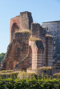 Europa, Deutschland, Rheinland-Pfalz, Mosel, Moseltal, Trier, Altstadt, historischer Stadtkern, Kaiserthermen, spätantike römische Badeanlage Europa, Deutschland, Rheinland-Pfalz, Mosel, Moseltal, Trier, Altstadt, historischer Stadtkern, Kaiserthermen, spätantike römische Badeanlage